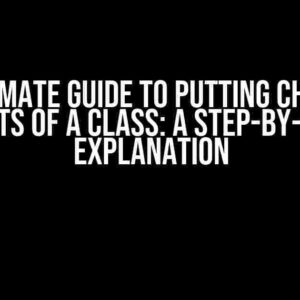 The Ultimate Guide to Putting Checks on Inputs of a Class: A Step-by-Step Explanation